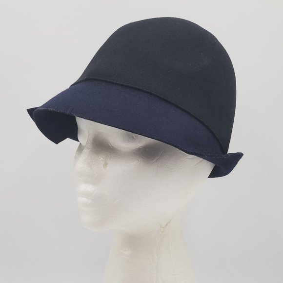 Vince Camuto 2-Tone Wool Cloche main image 8